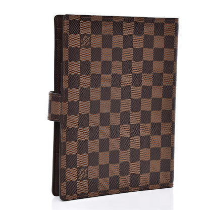 Louis Vuitton Damier Ebene Large Ring Agenda Cover 3 of 9
