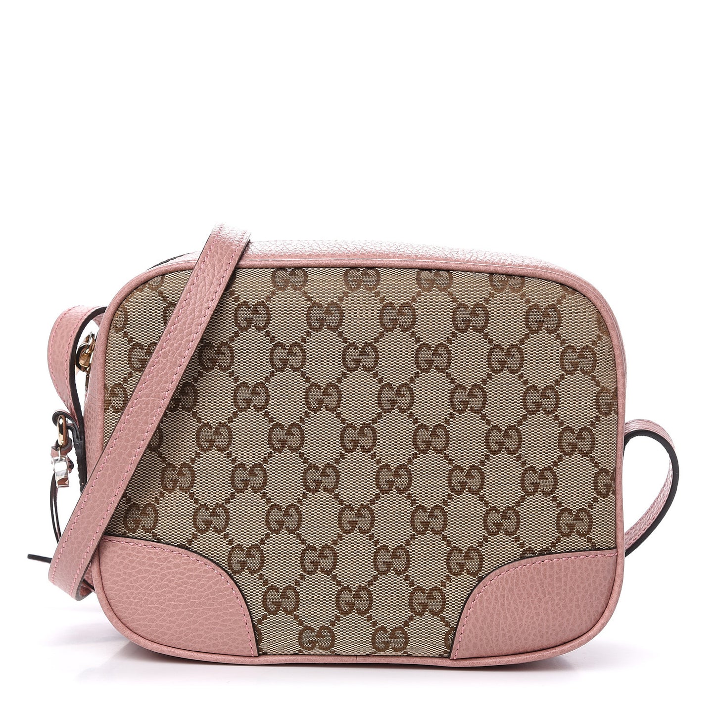 Monogram Mini Bree Messenger Bag Beige Soft Pink