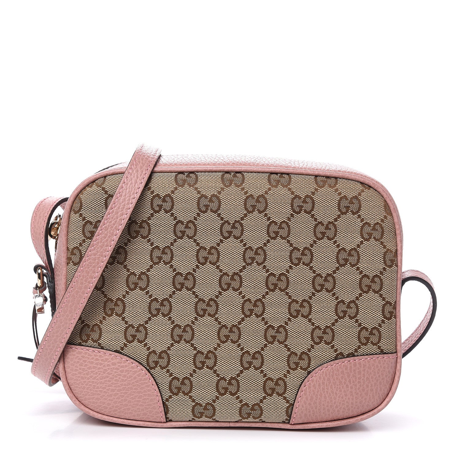 Gucci Monogram Mini Bree Messenger Bag Beige Soft Pink 1 of 9
