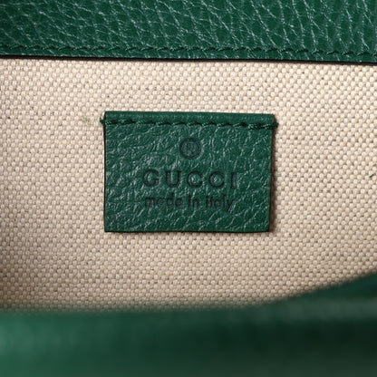 Gucci Pebbled Calfskin Small Dionysus Shoulder Bag Emerald 6 of 11