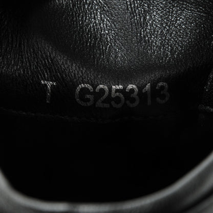 Chanel Lambskin Patent Calfskin Cap Toe CC Sneakers 37 Black 8 of 11