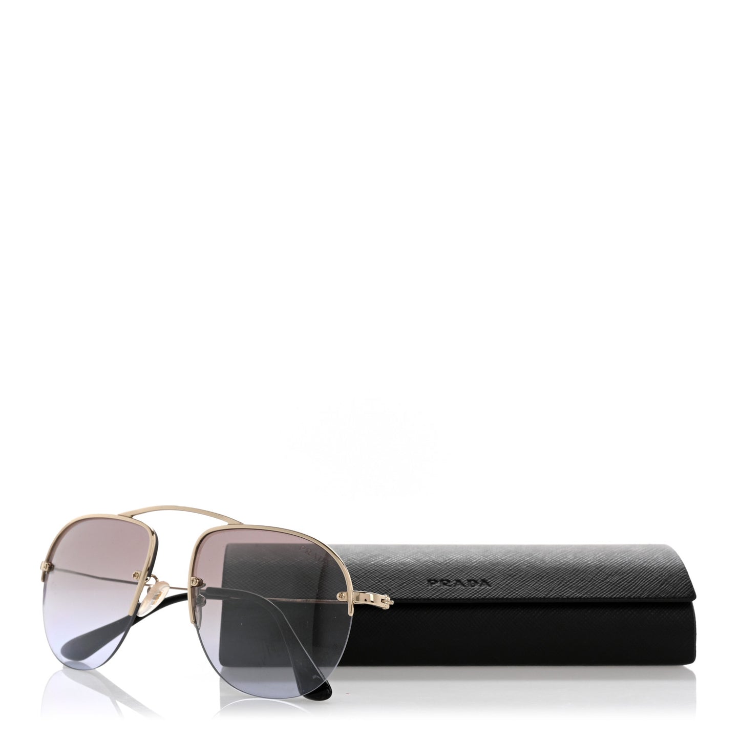 Metal Round Sunglasses SPR 58O Black