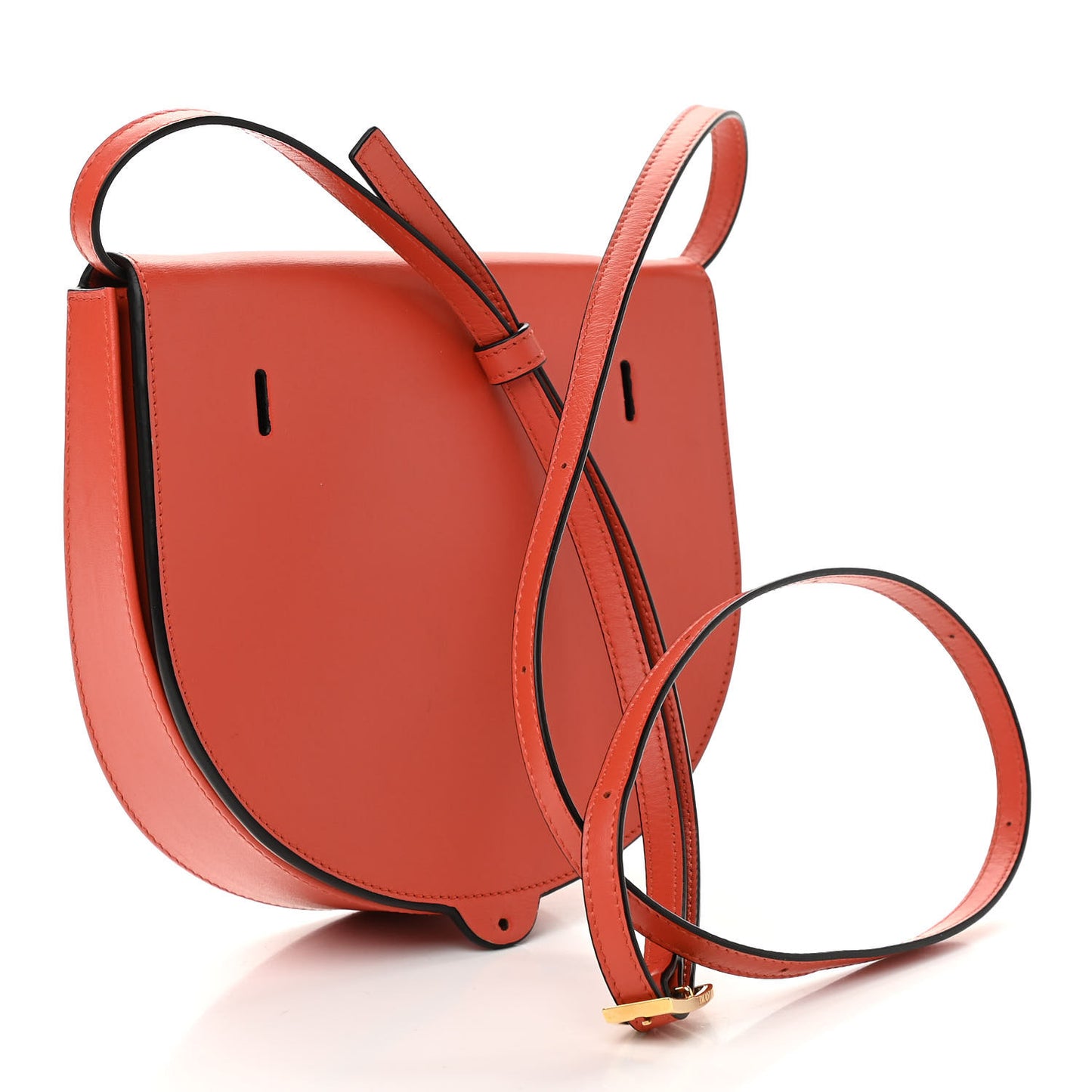 Soft Calfskin Heel Bag Vermillion
