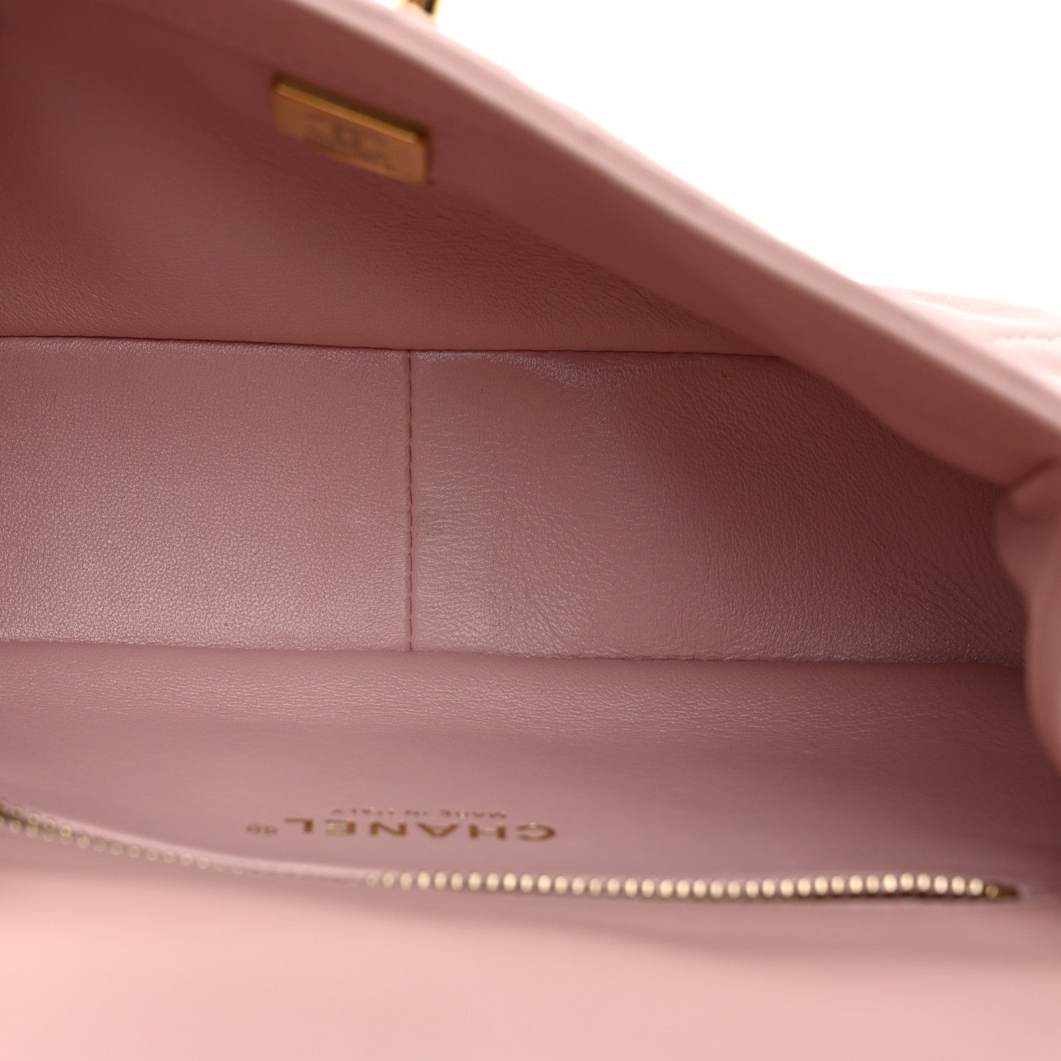 Chanel Lambskin Resin Pearl Quilted Small Flap Pink 5 of 10