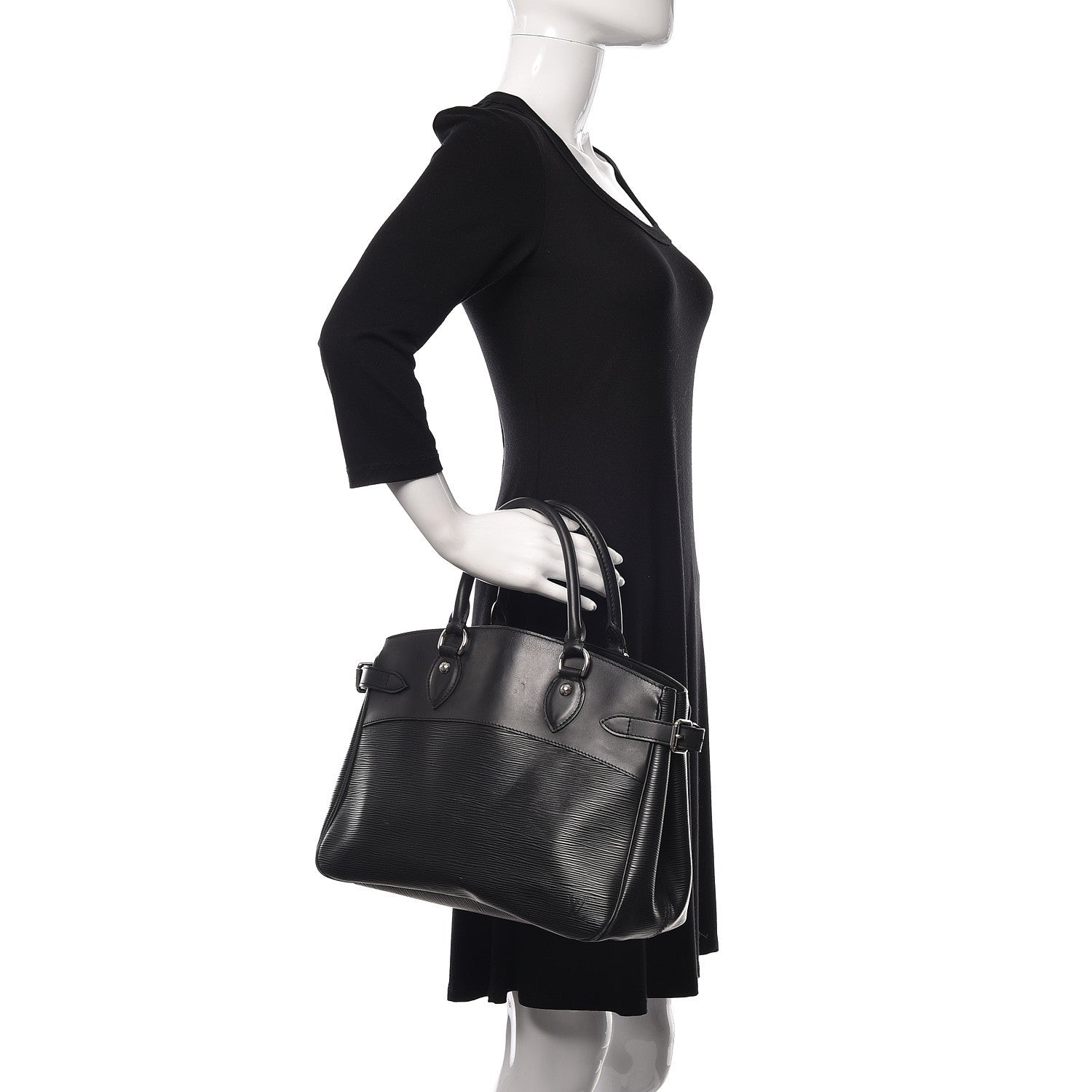 Louis Vuitton Epi Passy PM Black 2 of 9