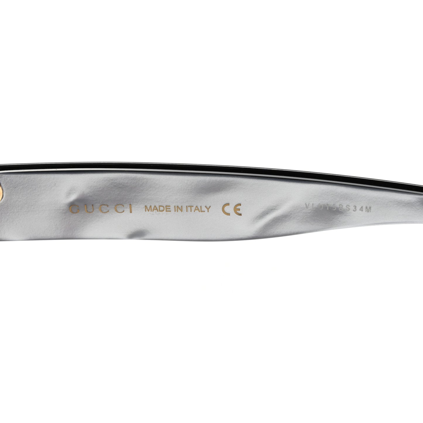 Acetate Round GG Sunglasses GG0319S Black