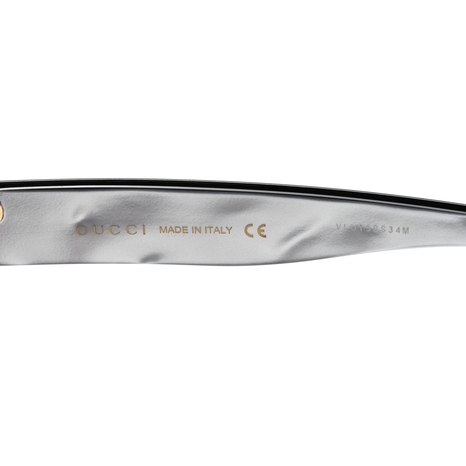 Gucci Acetate Round GG Sunglasses GG0319S Black 5 of 7