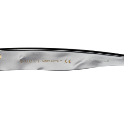 Gucci Acetate Round GG Sunglasses GG0319S Black 5 of 7