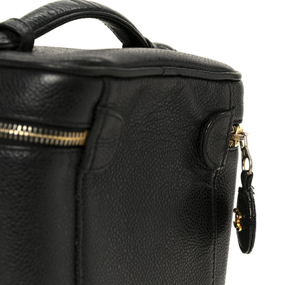 Chanel Caviar Vanity Cosmetic Case Black 10 of 10