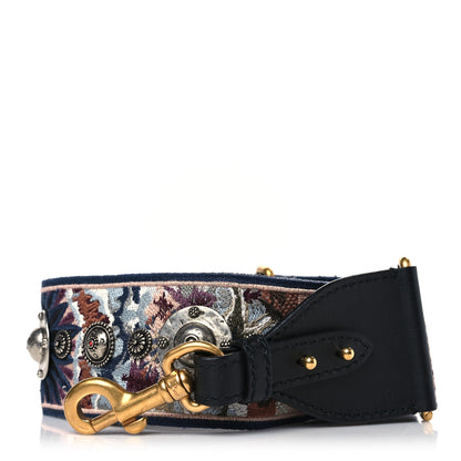 Christian Dior Canvas Embroidered Studded KaleiDiorscopic Shoulder Strap Multicolor 1 of 3