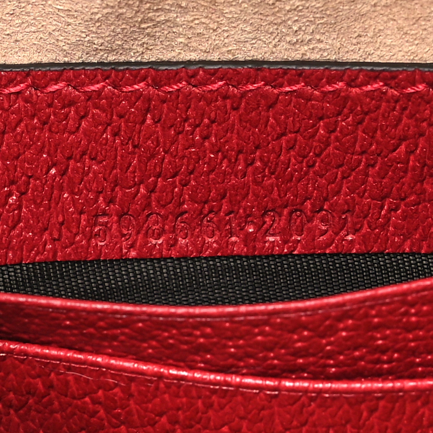 Gucci GG Supreme Monogram Web Flora Mini Ophidia Round Backpack Red 7 of 10