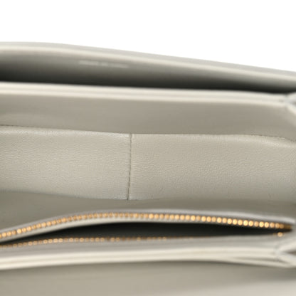 Celine Shiny Calfskin Teen Triomphe Chalk 5 of 13