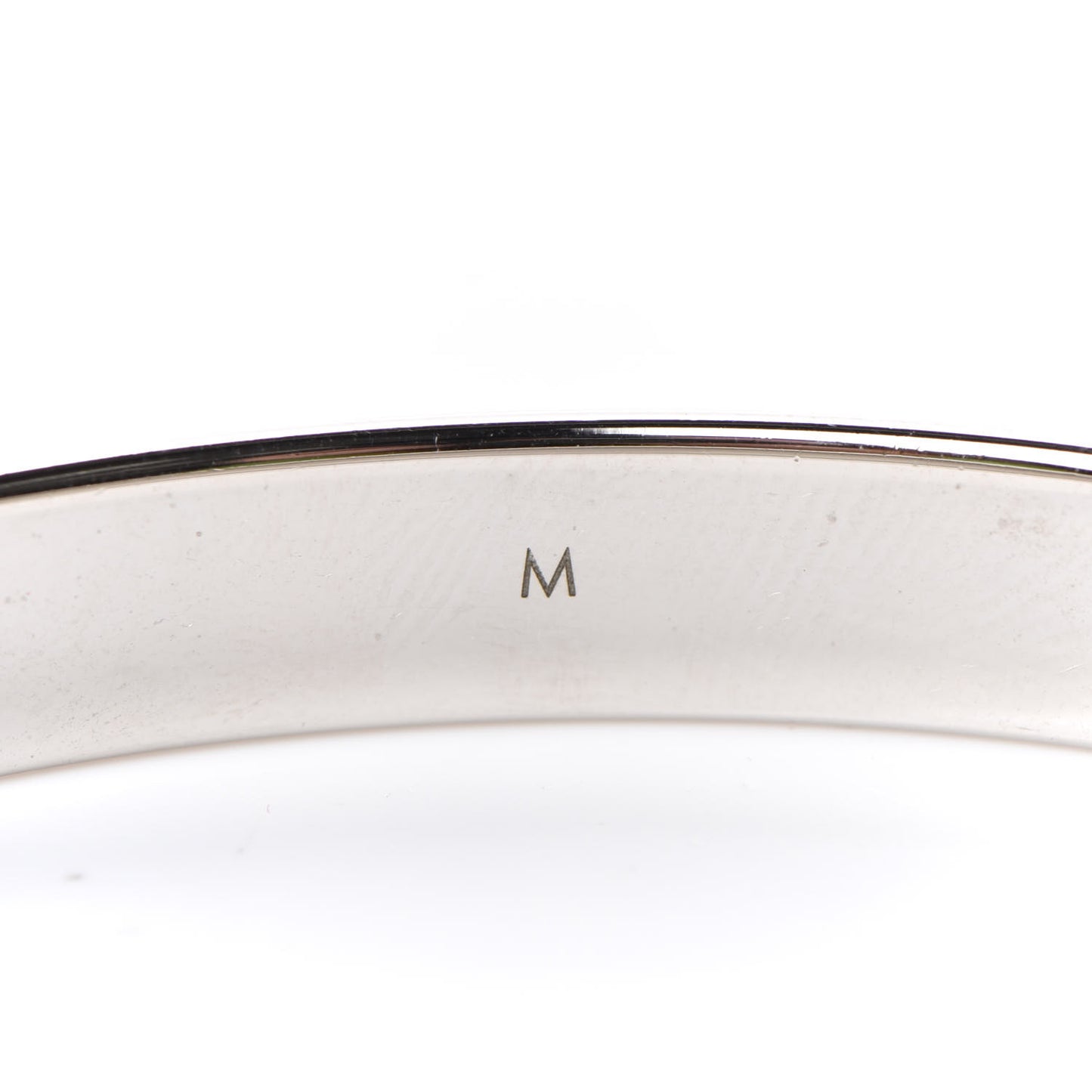 Palladium Monogram Nanogram Cuff M