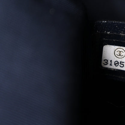 Chanel Lambskin Quilted Medium Chanel 19 Flap Navy Blue 7 of 10