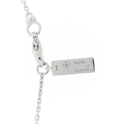 Messika 18K White Gold Diamond My Twin Tie Necklace 6 of 7