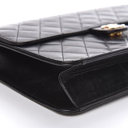 Chanel Lambskin Quilted Medium Single Flap Black 16 of 21