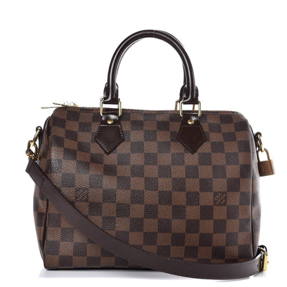 Louis Vuitton Damier Ebene Speedy Bandouliere 25 1 of 9