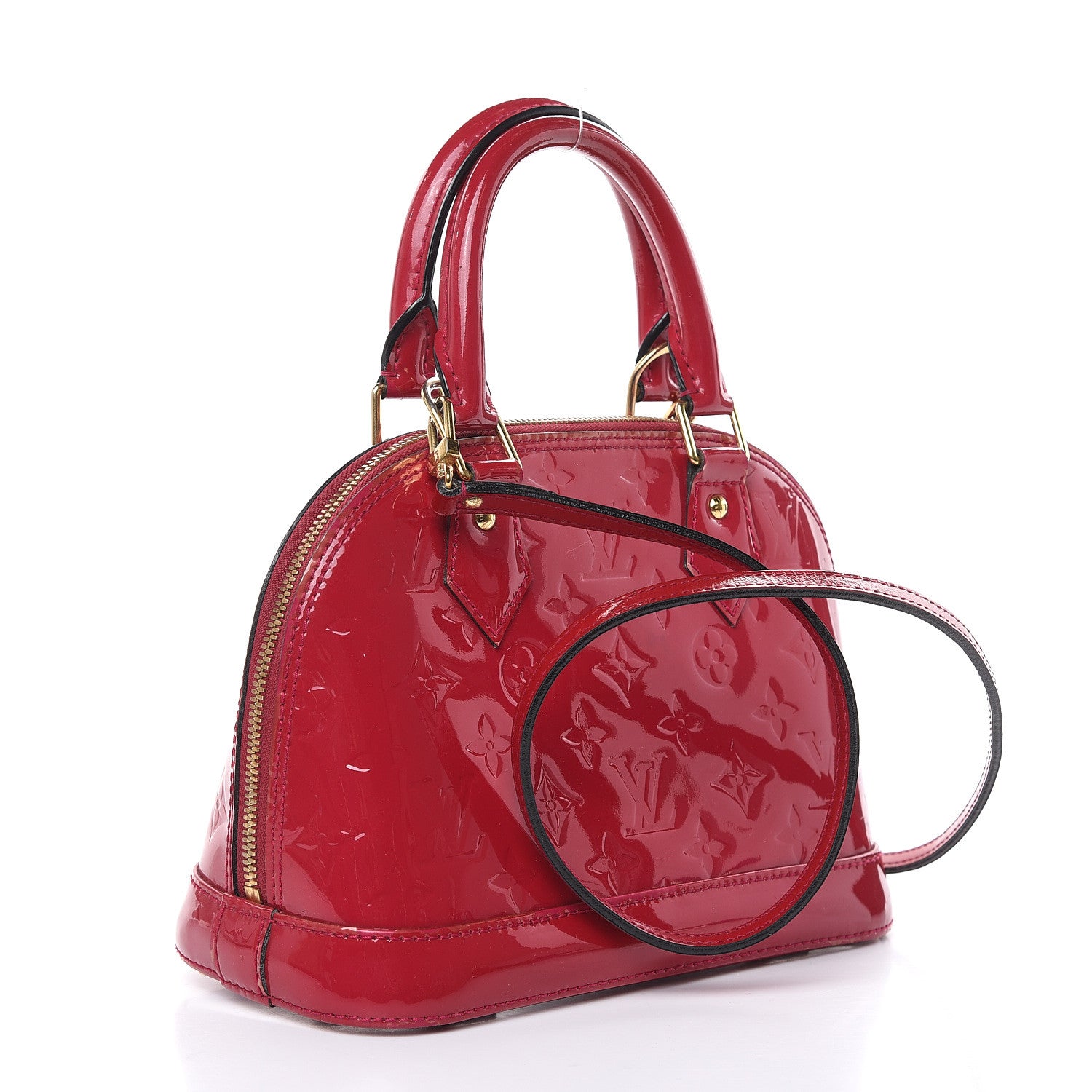 Louis Vuitton Vernis Alma BB Rose Indien 3 of 15
