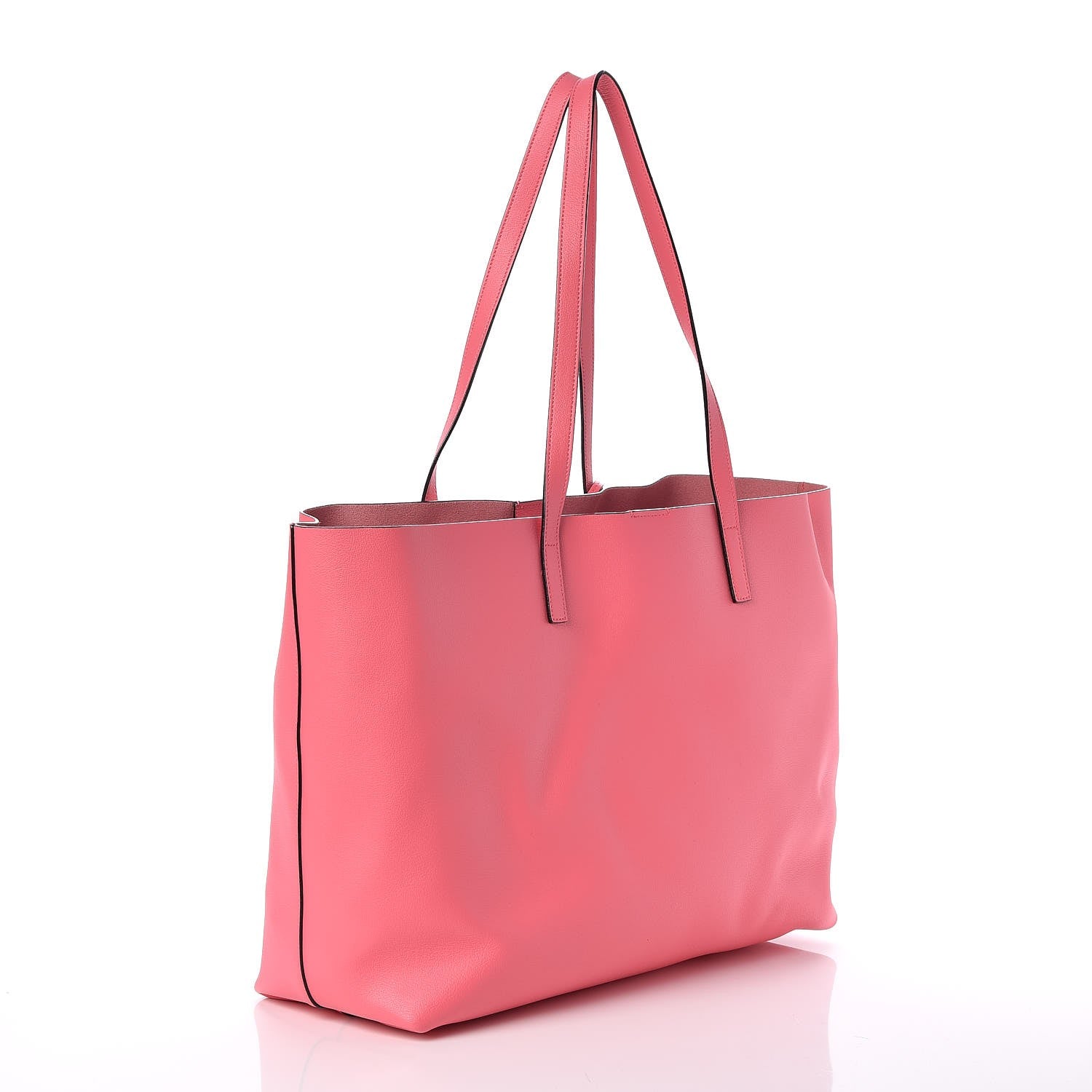 Saint Laurent Calfskin Large Shopping Tote Pale Rose 4 of 8