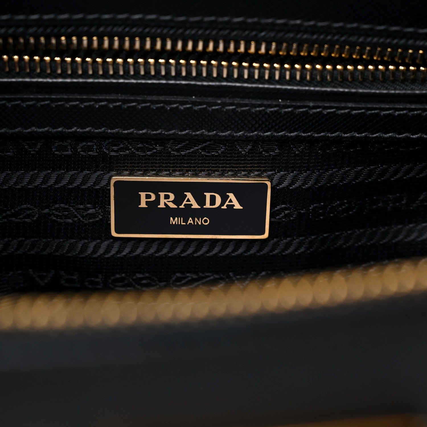 Prada Saffiano Mini Galleria Double Zip Tote Black 6 of 12