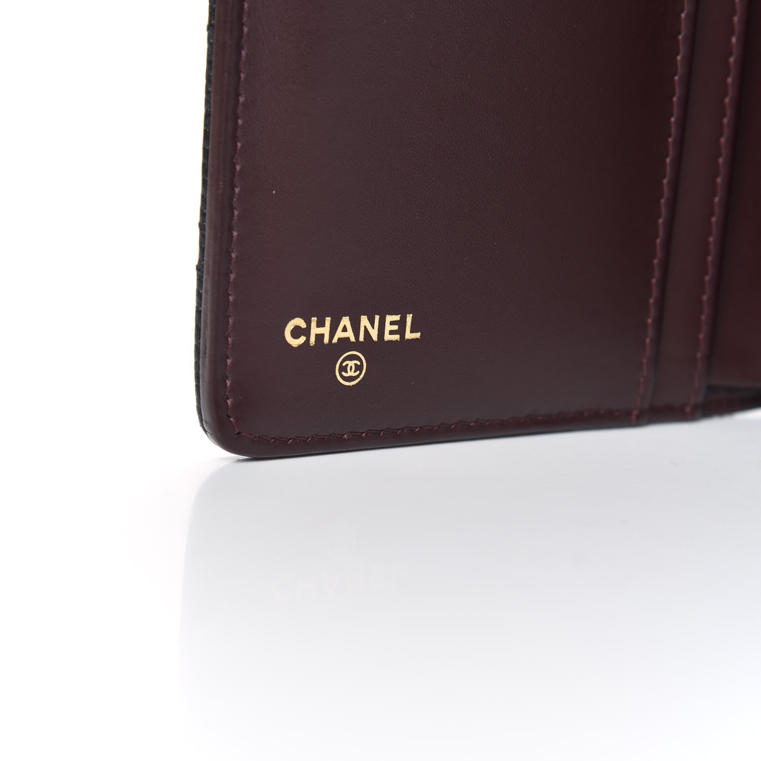 Chanel Caviar Quilted Yen Wallet Black 6 of 10