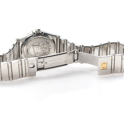 Omega Stainless Steel Diamond 22mm Constellation My Choice Quartz Watch Black 1566.56.00 5 of 6