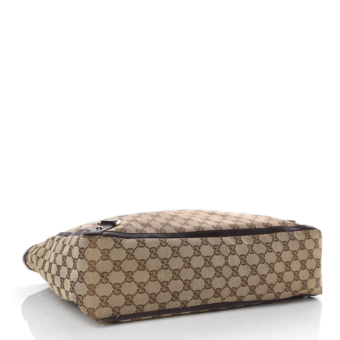 Monogram Large Abbey Tote Dark Brown