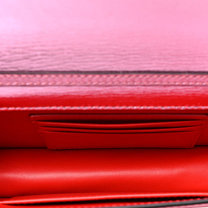 Christian Louboutin Metallic Calfskin Loubi54 Crossbody Clutch Pink 4 of 8