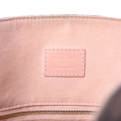 Louis Vuitton Damier Ebene Caissa Hobo Rose Ballerine 8 of 16