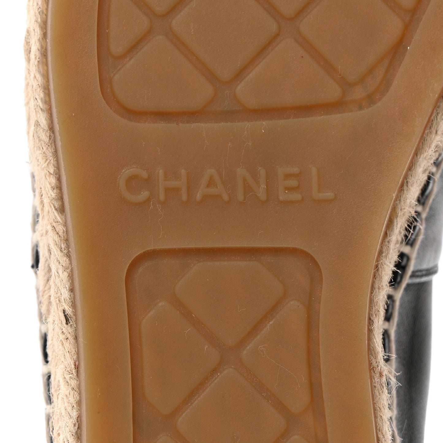 Lambskin CC Espadrilles 36 Black