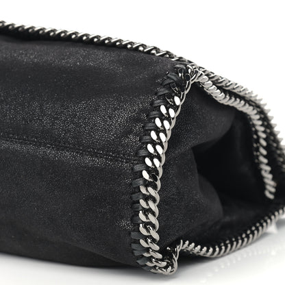 Stella McCartney Shaggy Deer Falabella Top Handle Shoulder Bag Black 6 of 11