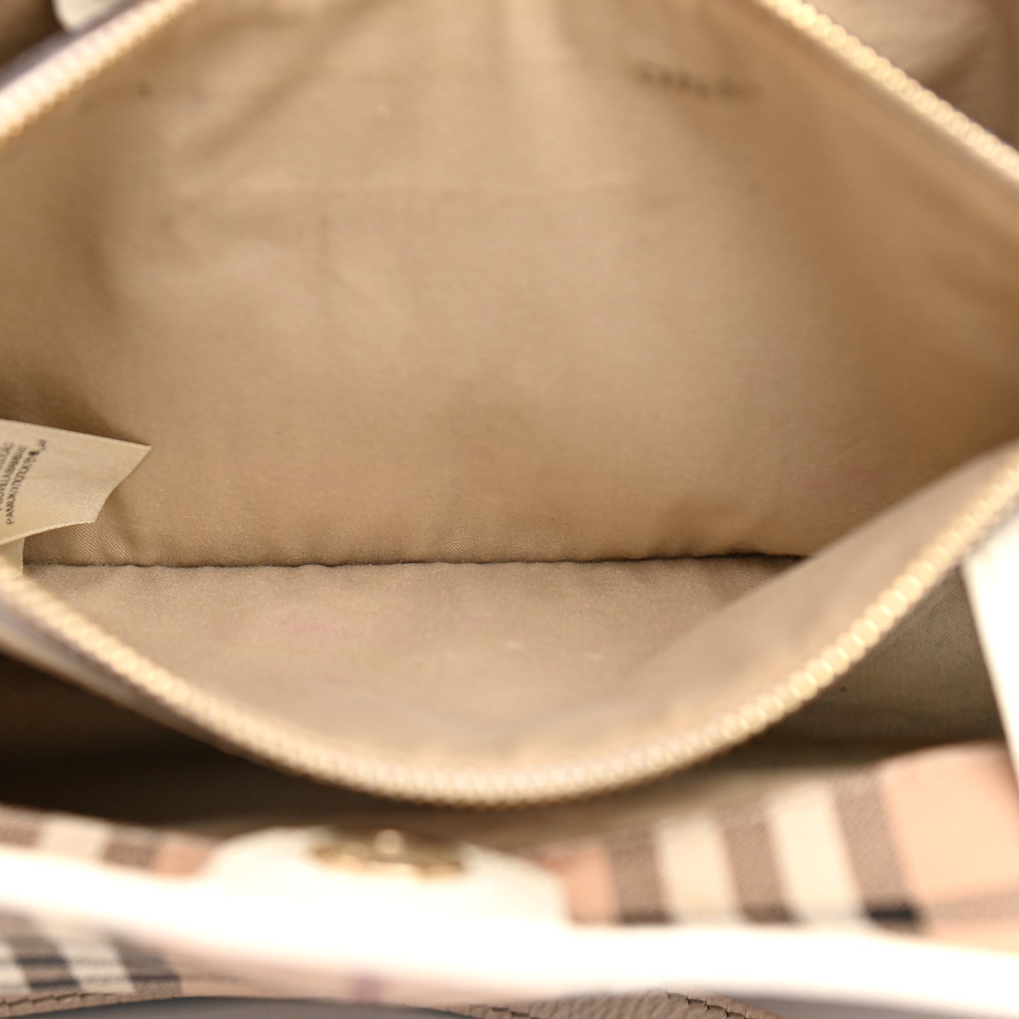 Haymarket Check Small Canterbury Tote White