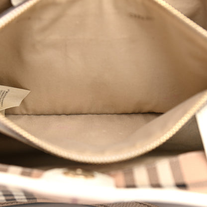 Burberry Haymarket Check Small Canterbury Tote White 5 of 18