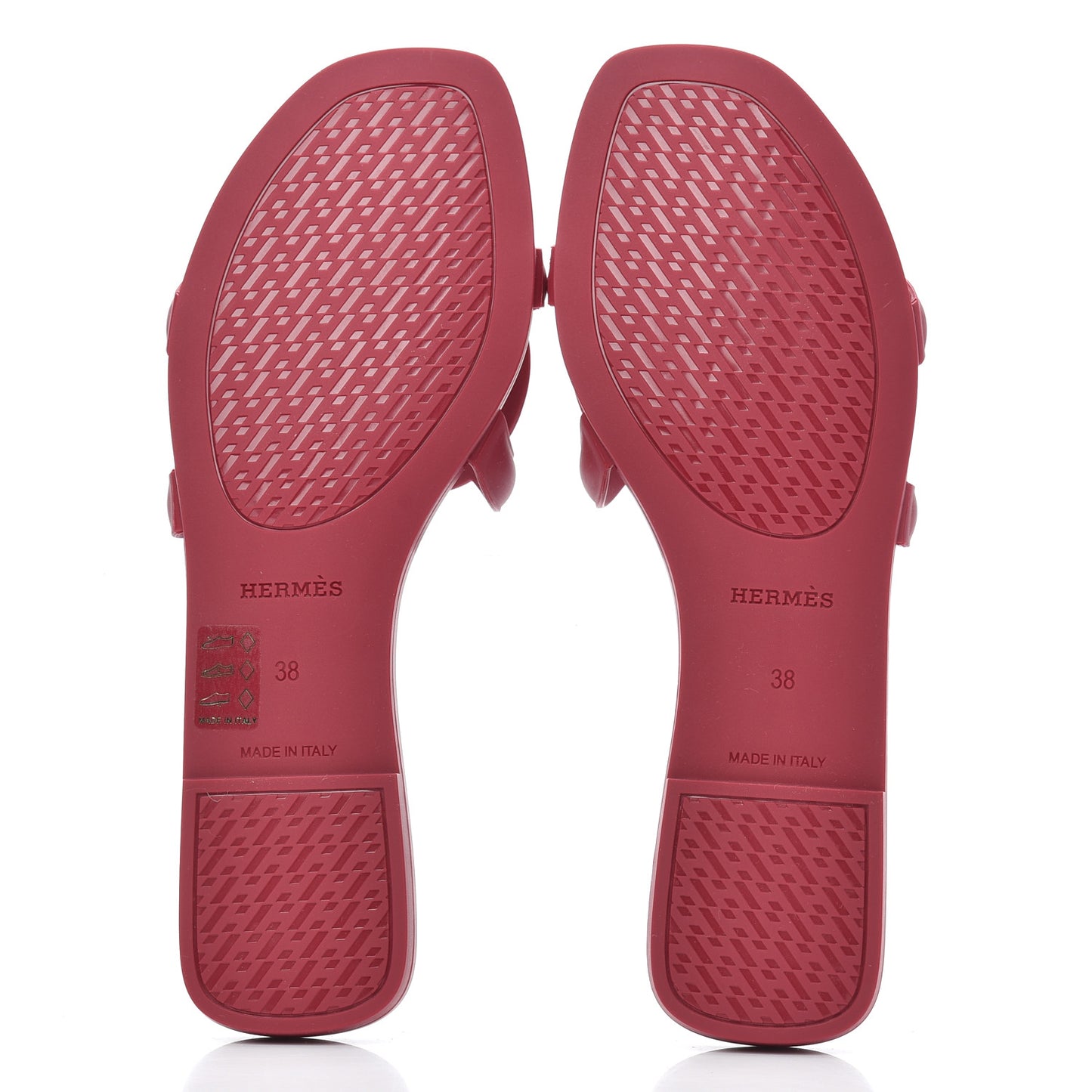 Rubber Aloha Sandals 38 Rose Baie