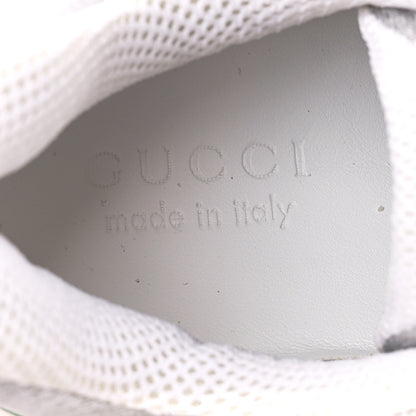 Gucci Laminated Textured Dollar Calfskin Mens Good Game Basketball Low Top Sneakers 11 Silver 8 of 10