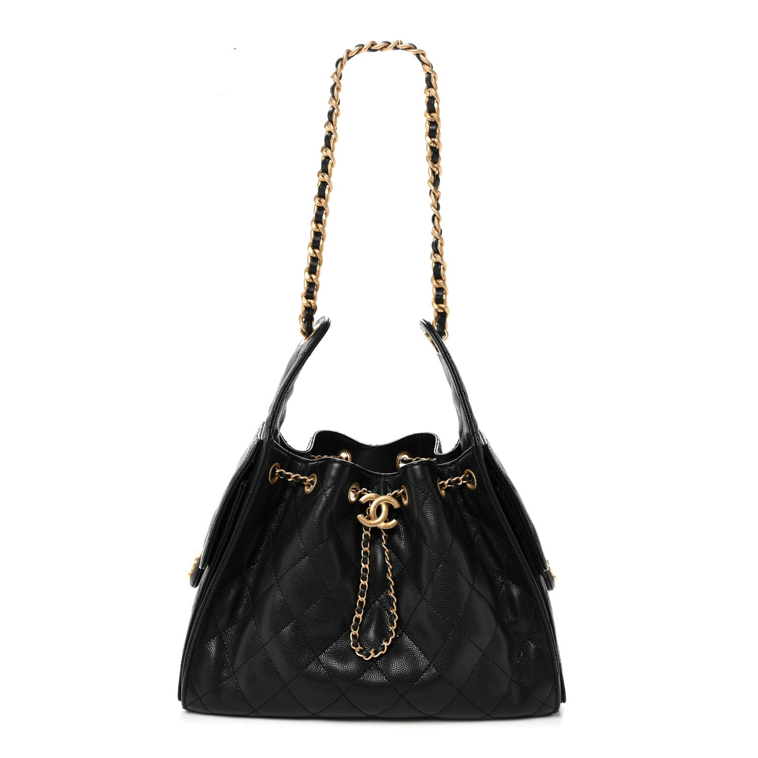 Chanel Caviar Quilted Small Chanel 25 Handbag Black 1 of 10
