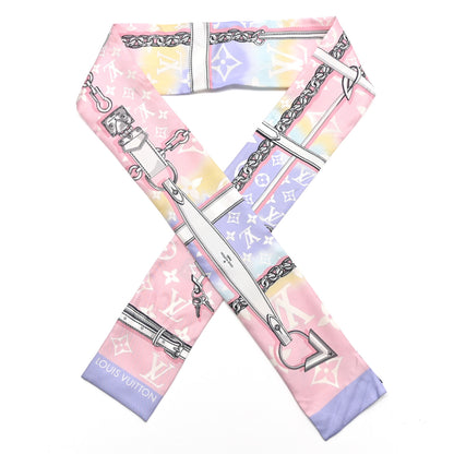 Louis Vuitton Silk Monogram Escale Confidential Bandeau Pink 1 of 6