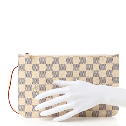 Louis Vuitton Damier Azur Neverfull Pochette 2 of 6