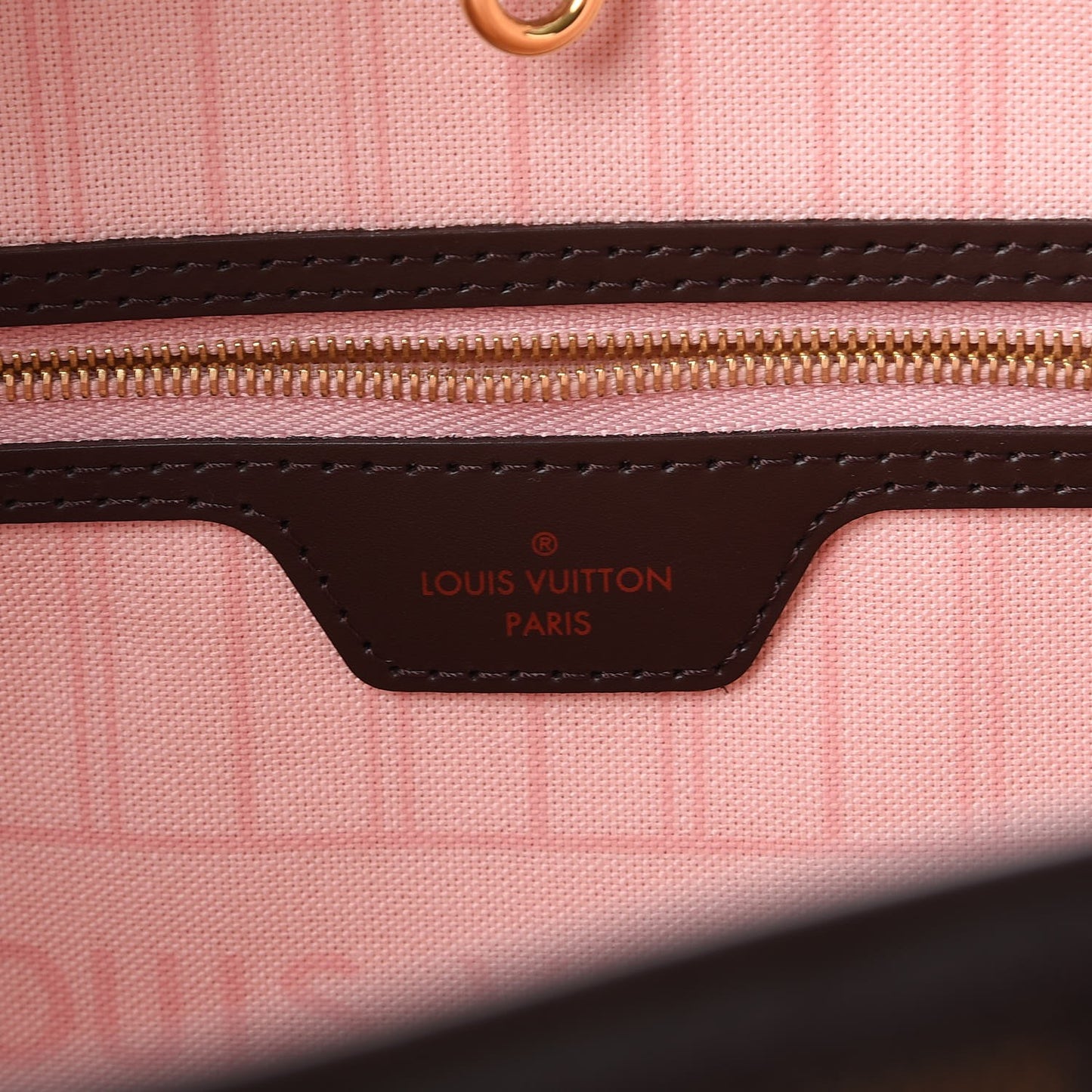 Damier Ebene Neo Neverfull MM Rose Ballerine