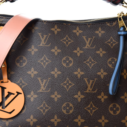 Louis Vuitton Monogram Beaubourg Hobo Mini Bordeaux Red Peach Safran Blue Jean Blue 10 of 11