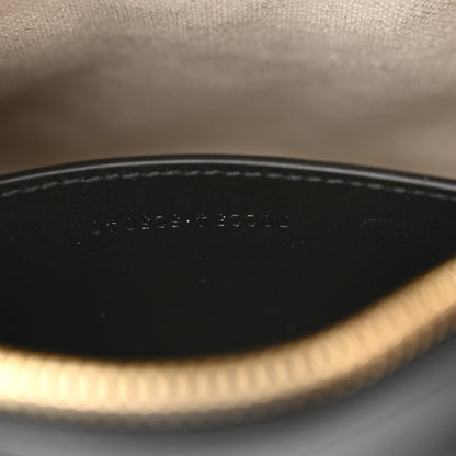 Gucci Calfskin GG Matelasse Shoulder Bag Black Natural 7 of 10