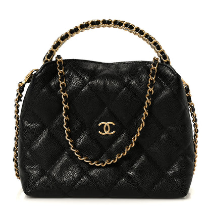Chanel Caviar Quilted Chanel Way Clutch With Chain Black 1 of 10