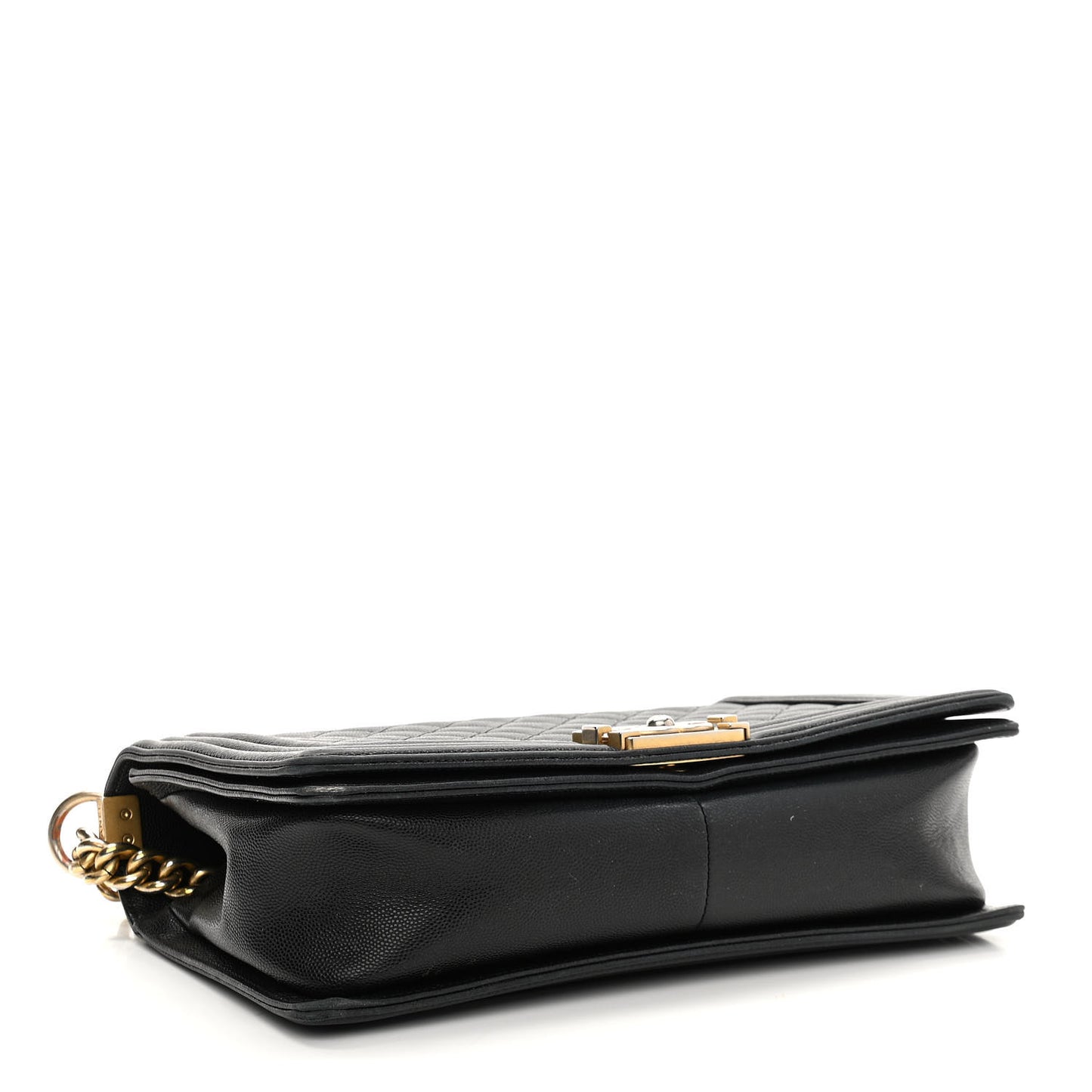 Caviar Quilted New Medium Boy Flap Black