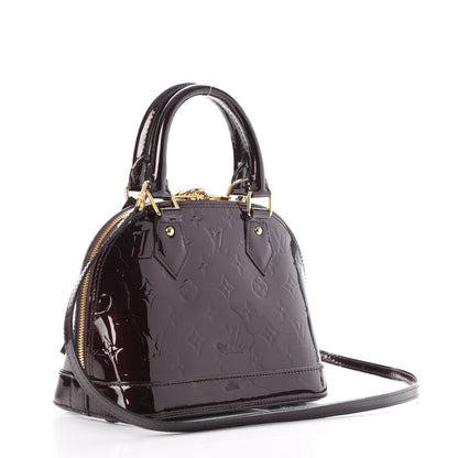 Louis Vuitton Vernis Alma BB Amarante 3 of 7