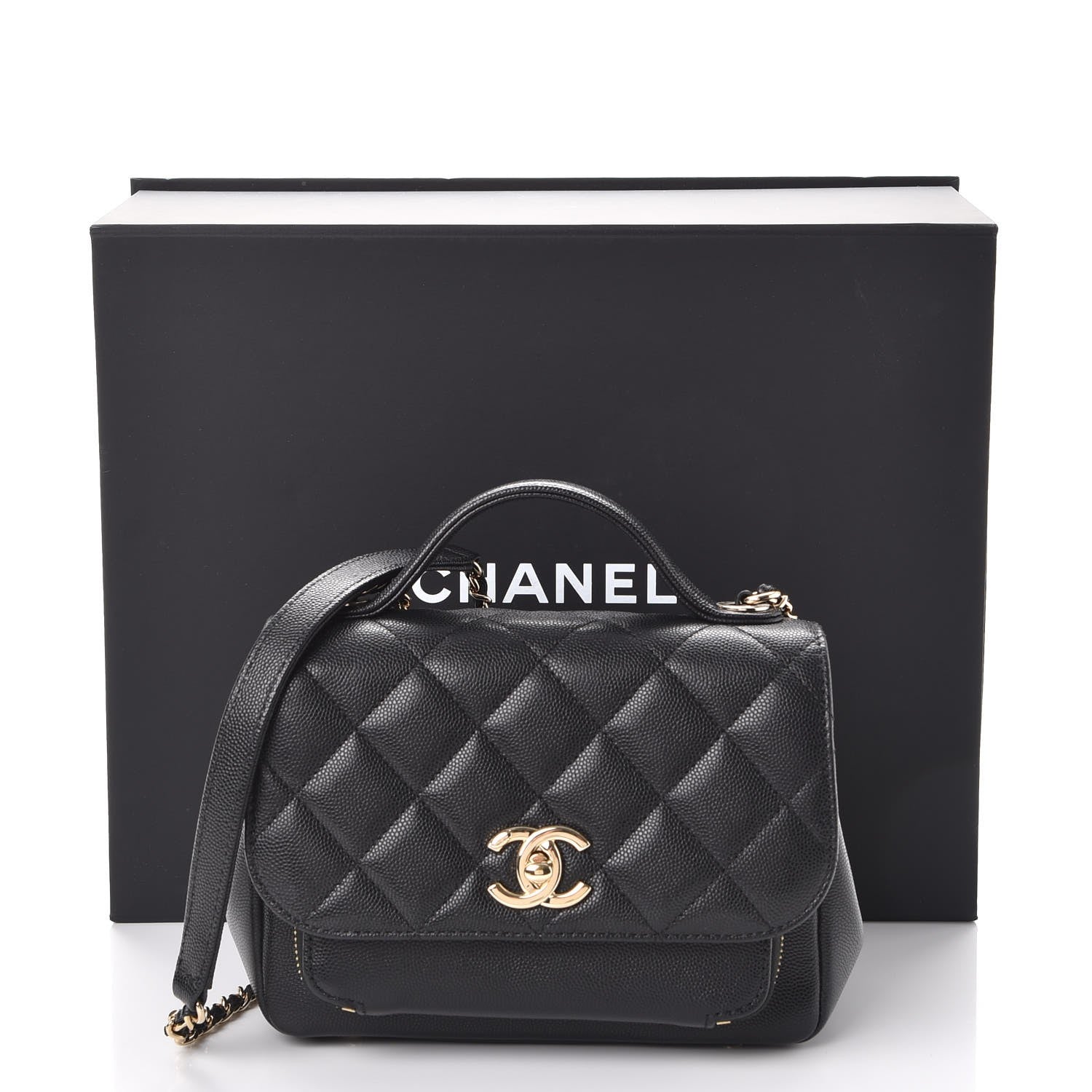 Chanel Caviar Quilted Small Business Affinity Flap Black 8 of 8