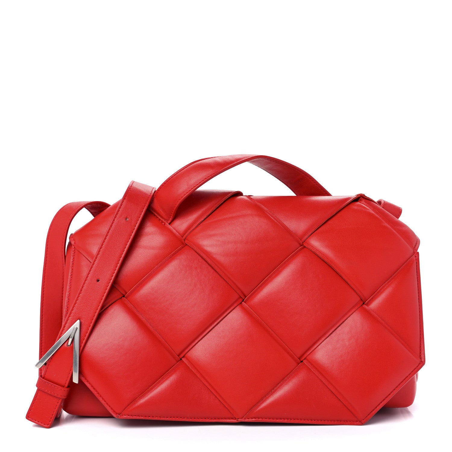 Bottega Veneta Nappa Intreccio Padded Top Handle Shoulder Bag Nail Polish 1 of 14