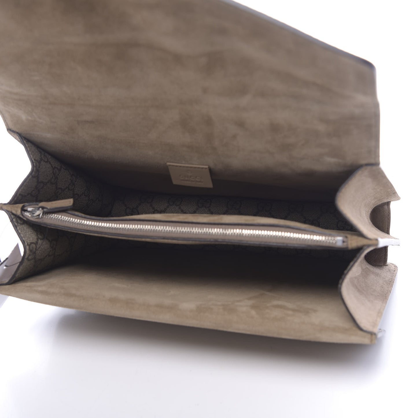 GG Supreme Monogram Medium Dionysus Shoulder Bag Taupe