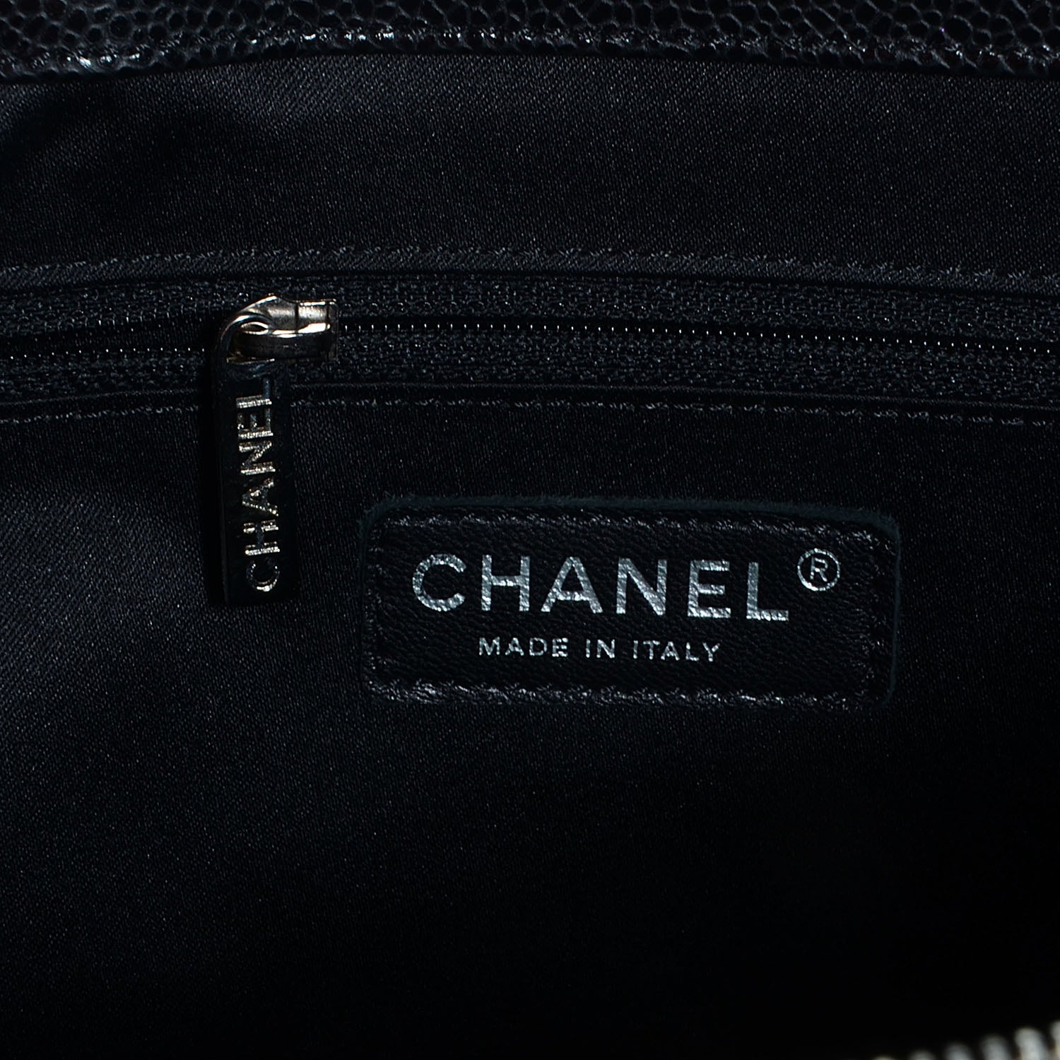 Chanel Caviar XL Grand Shopping Tote GST Black 7 of 8