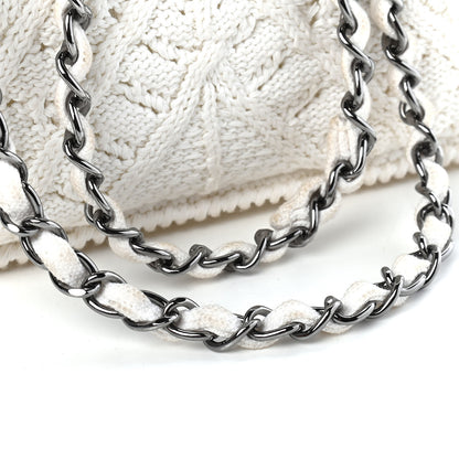 Chanel Crochet Single Flap White 11 of 11