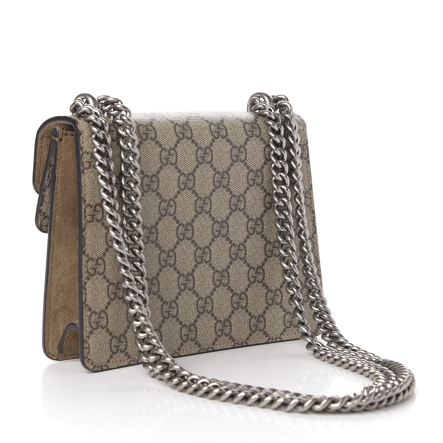 Gucci GG Supreme Monogram Mini Dionysus Shoulder Bag Taupe 3 of 14